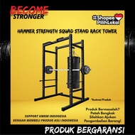 Home Gym Fitness Equipment Hammer Strength Squad Stand Rack Tower Pull Up Dib Bar