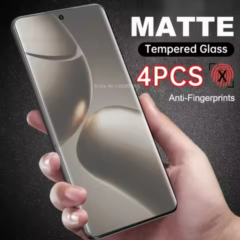 4Pcs Matte Tempered Glass for Xiaomi Redmi Note 12/13/14 Pro+ 13R 14S Screen Protector for Redmi 10P