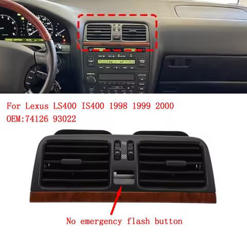 OEM 74126 93022 For Lexus LS400 IS400 1998 1999 2000 Instrument panel A/C air outlet air conditionin