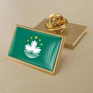 Macau Flag Badge Badge Badge Accessories