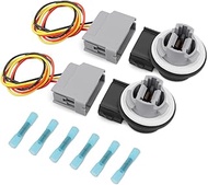 2U5Z13411DA Turn Signal Light Bulb Socket Angle Connector Wiring Pigtail Harness Kit Fit for Ford F-