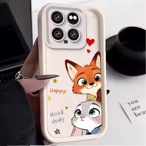 Zootopia Judy Nick Phone Case For Google Pixel 10 9A 9 8 7 8A 7A Pro XL 4G 5G Soft Silicone TPU Back