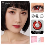 Magister Flame Soft Colored Cosplay Contact Lens Yearly Use Contact Lense 14.5mm Contact lenses With Free Case