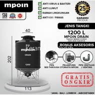 MPOIN TANGKI TOREN / PENDAM TANDON AIR DRAIN 1200 LITER GARANSI