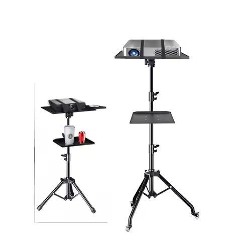 Projector Tripod Stand 90/145cm Projector Tripod Stand Laptop Tripod Adjustable Height 23 to 63 Stan