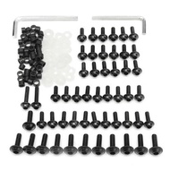 158PCS Universal Motorcycle Fairing Screws Nuts Kit Moto Body Work Bolts Screw for Yamaha YZF R1 R6