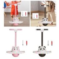 HILABEE Bounce Ball with Light, Handle, Non-slip, Cute, Quiet, Springboard, Great Jumping Toy Perfec