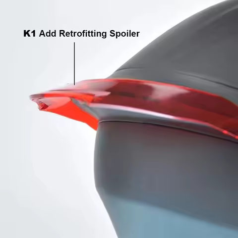 Cascos Para for K1 Motorcycle Helmet Tail Spoiler Capacete De Moto K1 Helmet Tail Refitting Big Spoi