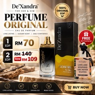 De'Xandra Perfume / Fragrance lasts 8 hours / For men to use / Various scent options / Expressing Pe