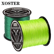 STOCK IN PERAK XOSTER Braided  X12/16 1000/500 Drag 25-200LB Multifilament Japanese PE Line Bass Pik