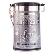 Akbar Sri Lanka Original Imported Silver Canned Ceylon Black Tea Original Flavor 80g Akeba Gift Afte