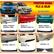 PROTON SAGA BLM FLX FL REAR SKIRT (AC,MODULO,MDL,SE,PROMOTE,SPIN)FIBER PU SAGA BODYKIT