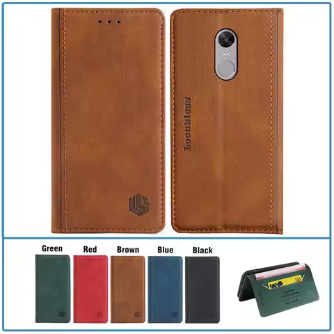 Flip Leather Case For Redmi Note 4X Cover Redmi Note 4 Phone Case Xiaomi Case Redmi Note4 Redmi 4X 4