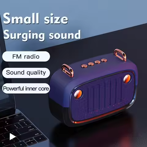 Portable Wireless Bluetooth Speaker Subwoofer Radio FM Sound Box Music Mini Column Acoustics Blootoo