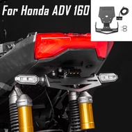 LJBKOALL For Honda ADV 160 2022 2023 2024 ADV160 License Plate Holder Motorcycle Rear Tail Tidy Fender Eliminator Kit Accessories