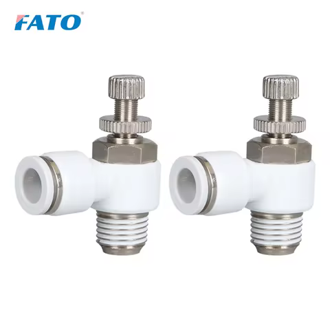 Cylinder throttle valve SL4-M5 Fast Connection Pneumatic SL6 8 10 12mm SL6-01 1/8" 1/4" 3/8" 1/2" SL