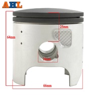 AHL Bore Size STD  25  50  100 66mm 66.25mm 66.5mm 67mm Piston & Piston Ring Kit For KAWASAKI KDX200
