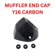 Y16 MUFFLER END CAP CARBON Y16 Y16ZR