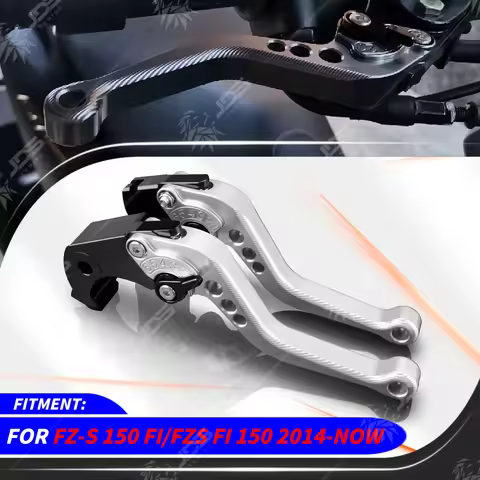 For Yamaha FZ16 BYSON/FZ16 FAZER/FZ16ST 2008-NOW Sport Short Brake Lever Set Adjustable Handle Lever