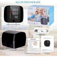 2024 Portable Digital Blood Pressure Monitor Wrist Blood Pressure Charging Voice Sphygmomanometer BP USB