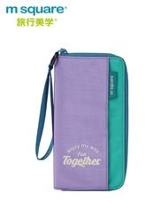 กระเป๋าใส่เอกสาร MSquare สำหรับเดินทาง กระเป๋าใส่บัตรแบบพกพา มีช่องใส่บัตรหนังสือเดินทาง กระเป๋าใส่เ