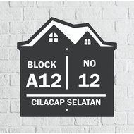 CUSTOM ACRYLIC HOUSE NUMBER YOUR HOUSE ADDRESS RH-018
