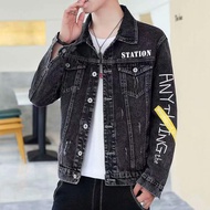 Man's Jackets And Coats Winter Brand Hooded Vintage Distressed Demin Jacket Tops Coat Outwear Jean J