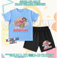 Bebefinn Animated Movie Kids T-Shirt Set / Bebefinn Animated Movie Kids Shorts Set Ages 3-12 Years