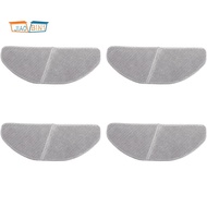 4PCS Mop Cloths Replacement Accessories for  S8+ M7 Pro Robotic Vacuum Cleaner