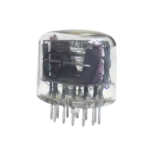 1Pcs IN-12 IN12 Nixie Tubes with Decimal Point Nixie Tube Clock Glow Tube for Glow Clock Nixie Digit