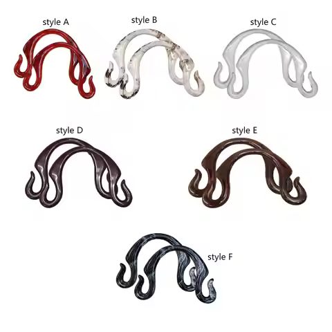 2Pcs Resin Handbag Handles Professional Replace Portable Premium Accessory Handbag Handle Making Pur