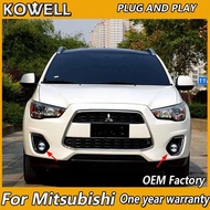 KOWELL Car Styling Fog Lamp for Mitsubishi Outlander Pajero Grandis ASX Fog Light Auto Fog Lamp DRL 