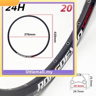 【LLMA】20 inch mountain bike wheel rim 24/28/32/36 hole double disc wheel rim