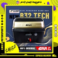 GIVI B32 GOLD Bold Top Box Motorcycle (2 Million Celebration) With MP60N KOTAK GIVI 盒子 B32N Bold EMA