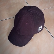 topi golf pria titleist buildup size L-XL original hitam pekat