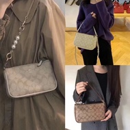 Coach Underarm Bag coach Female Bag 3308 Female Bag F58321 36674 Mahjong Bag Shoulder Messenger Fema