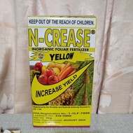 N-CREASE Yellow Inorganic Foliar Fertilizer Increase Yield