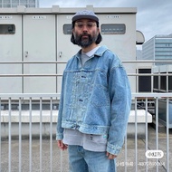 G3OL beams lev Co-Branded Super Wide V2 Denim Jacket Loose Couple Style Lapel Jacket Jacket