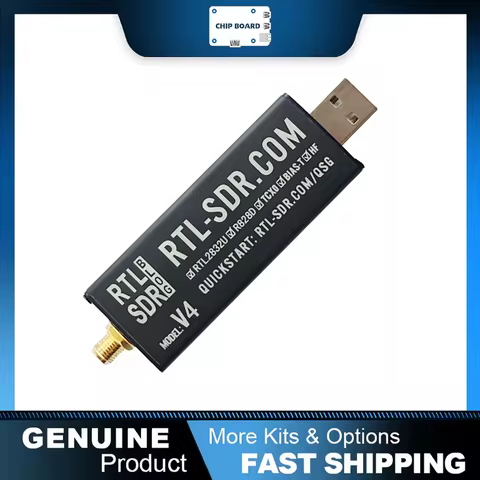 RTL-SDR Blog RTL SDR V4 R828D RTL2832U 1PPM TCXO SMA Software Defined Radio Dongle Only