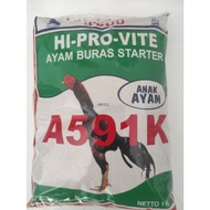 A591K Hiprovit Starter Buras Chicken Feed a – Quality Buras Chicken Feed, 1 Kg Package