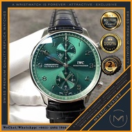 ⚜️SWISS WATCH⚜️1WC PORTUGUESE 1WC371615 40MM GREEN DIAL - MYSTIC LUXURY MEN WATCH AUTOMATIC JAM LUXU