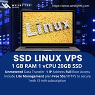 LINUX VPS 1vCPU 1GB RAM | KVM VPS | VPS Murah | Cheap Linux VPS | Malaysia VPS Server