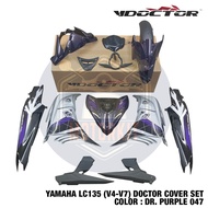 YAMAHA LC135 V4 V5 V6 V7 135LC SPECIAL CUSTOM COLOR BARU BODY COVER SET STICKER TANAM PURPLE UNGU