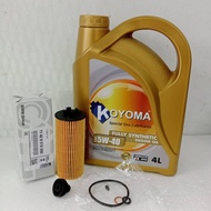 MINI COOPER CLUBMAN F45 F46 F54 F55 F56 F60 BMW i8 X2 X1 OIL FILTER 11428570590+ KOYOMA 5W40 FULLY S