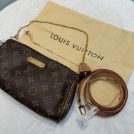 Y2K必備單品❤️‍🔥LV Pochette Eva LV鏈條斜挎包