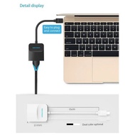 Adapter Konverter Support 4K*2K HDMI Type C to HDMI Untuk Suaikan Colokan Gadget Ke Stopkontak Asing