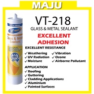 【Ready Stock】VT-218 Glass & Metal Sealant | Silikon  硅胶 | Menyegel sambungan lipat logam