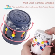 GPHA> Magic Bean Can Puzzle Cube, Magic Cube And Fidget Spinner, Rotating Fidget Cube Toy new