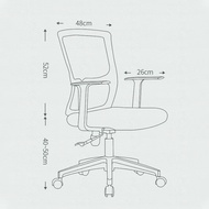 ST/💛Zhongwei Computer Chair Office Chair Chair Lift Swivel Chair Staff Office Chair Ergonomic One Black