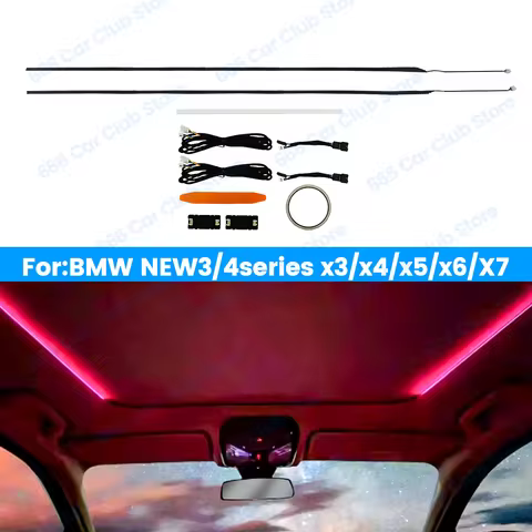 11 Colour LED Skylight For BMW 3/5/6/7 Series G20 G30 G01 G05 X3 X4 X5 X6 X7 6GT Car Roof Panoramic 